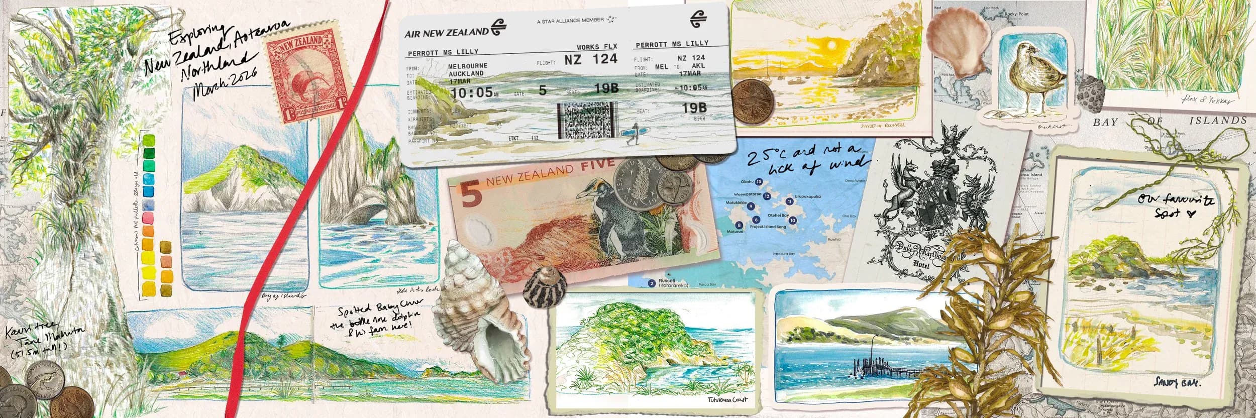 Lilly Perrott’s Northland Journal — the full spread